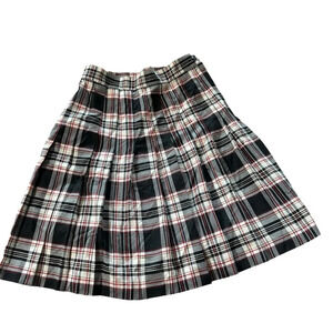 Willow Ridge vintage plaid pleated shirts women's size 8 fits more like size 6